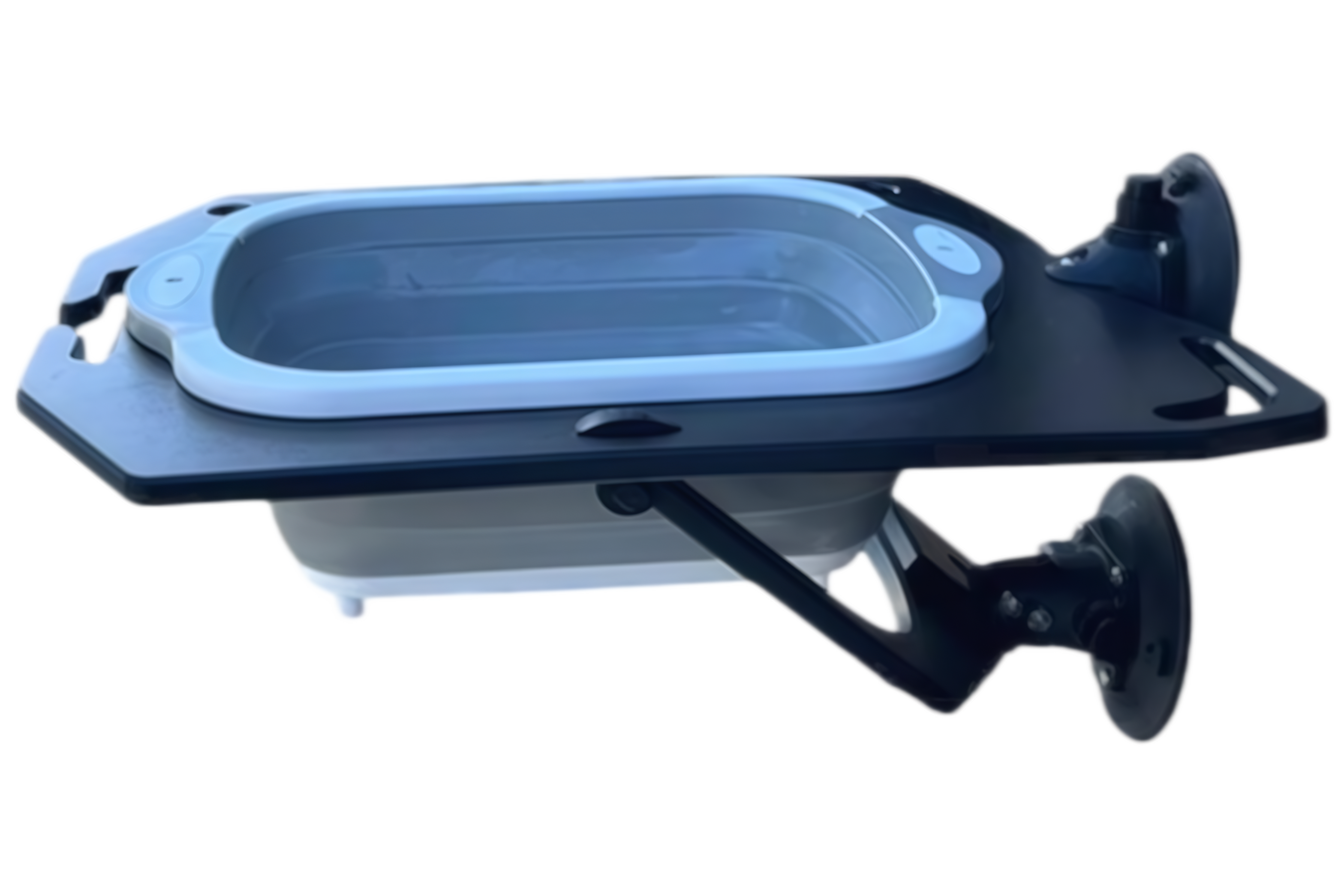 No‑Drill Suction Mount Sink | Compact Fold‑Up Washing Station for Outdoor Use