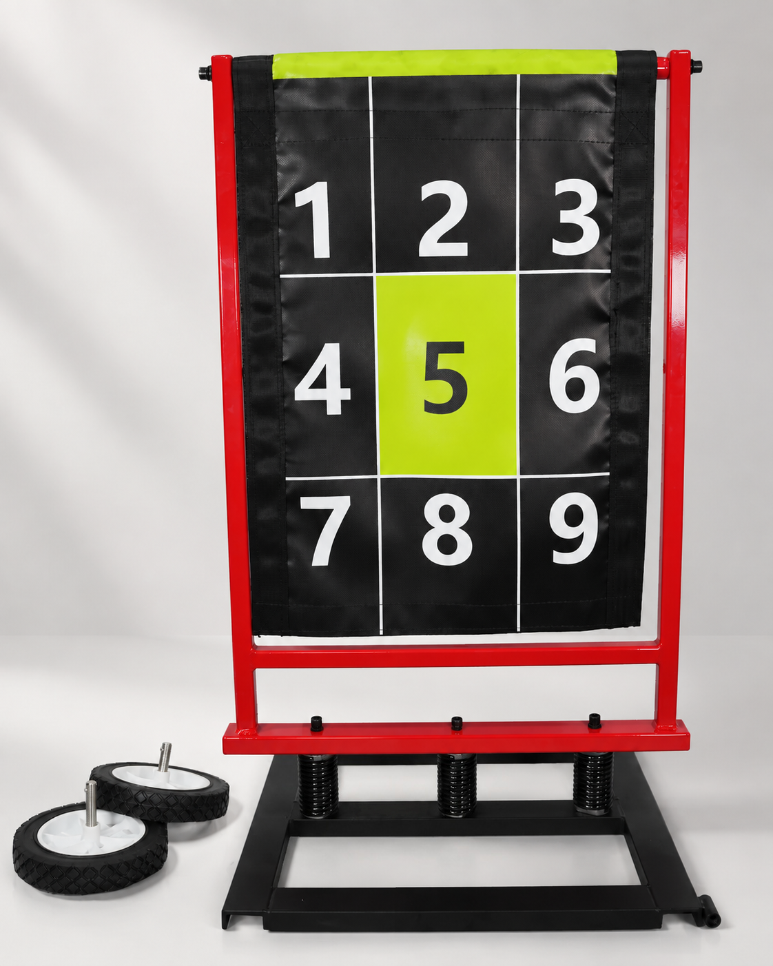 Wheeled 9-Box Strike Zone Target for Baseball & Softball Practice