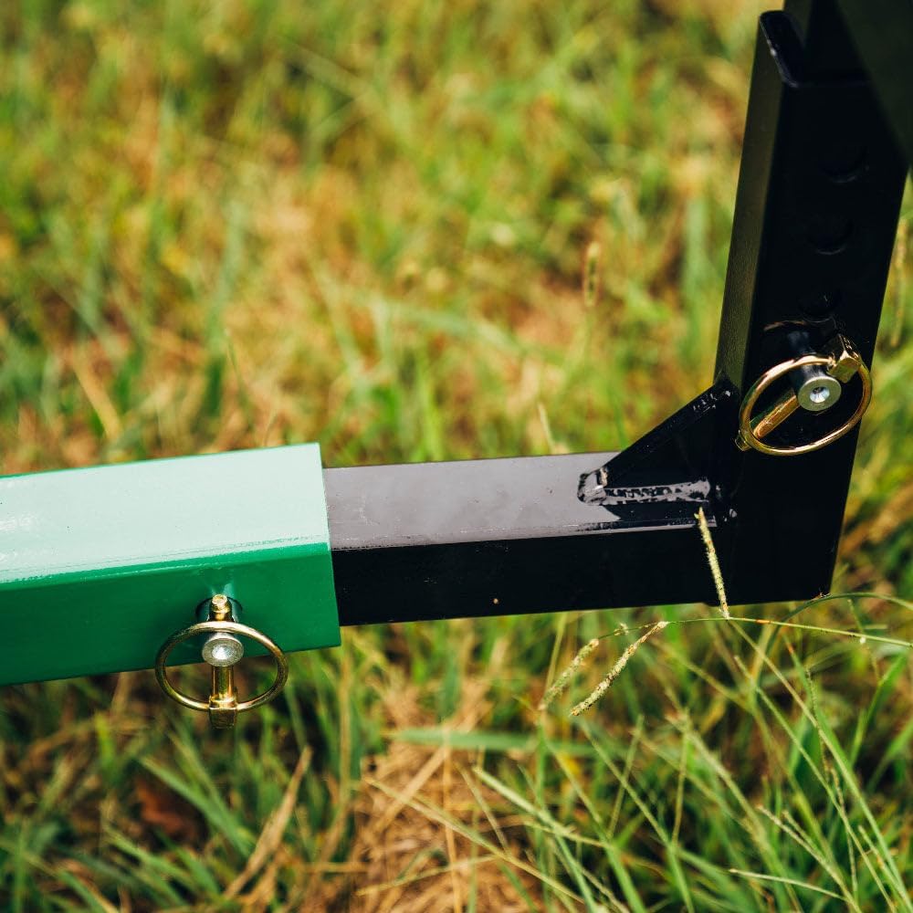 Adjustable Hitch-Mounted Wire Unroller for Farm & Ranch Fencing Projects
