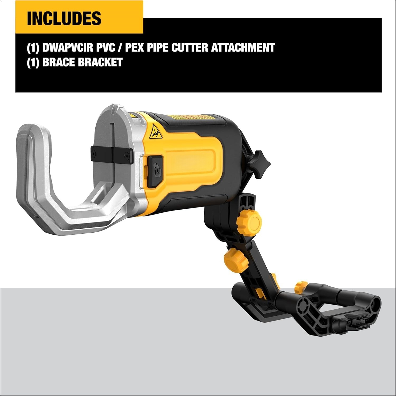 Ratcheting PVC/PEX Cutter with Overhead Mounting Bracket – Hands-Free, One-Stroke Cutting