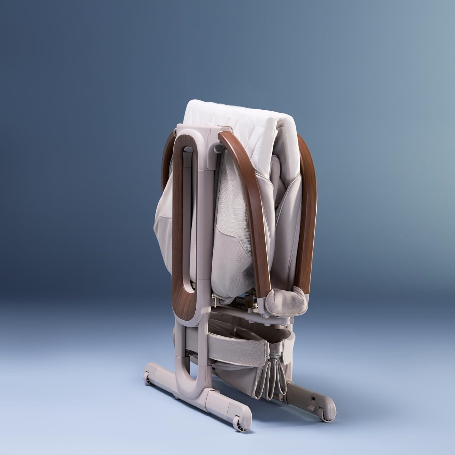 One-Gesture Fold Cosleeping Crib with Swing & CloudCore Mattress