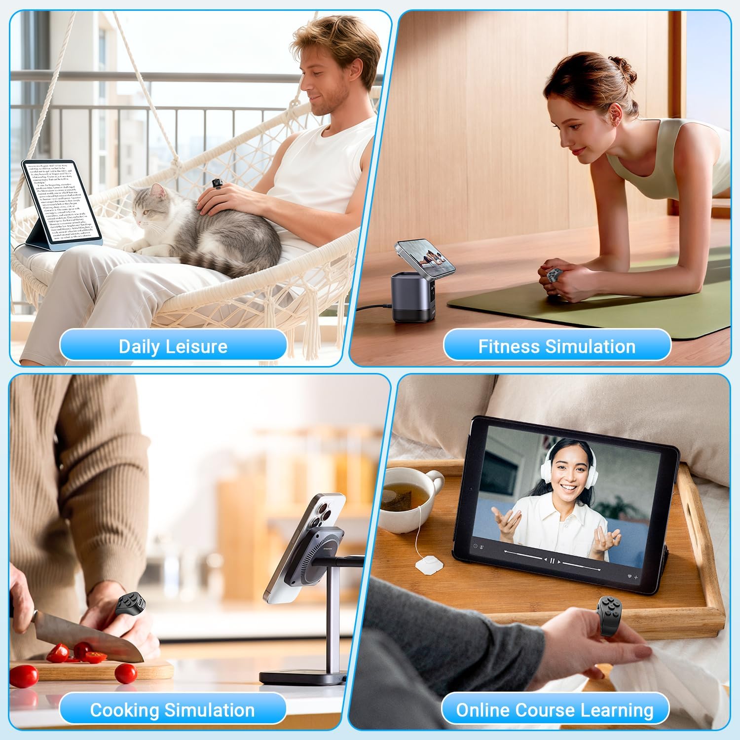 Bluetooth Scroll Ring Remote Controller
