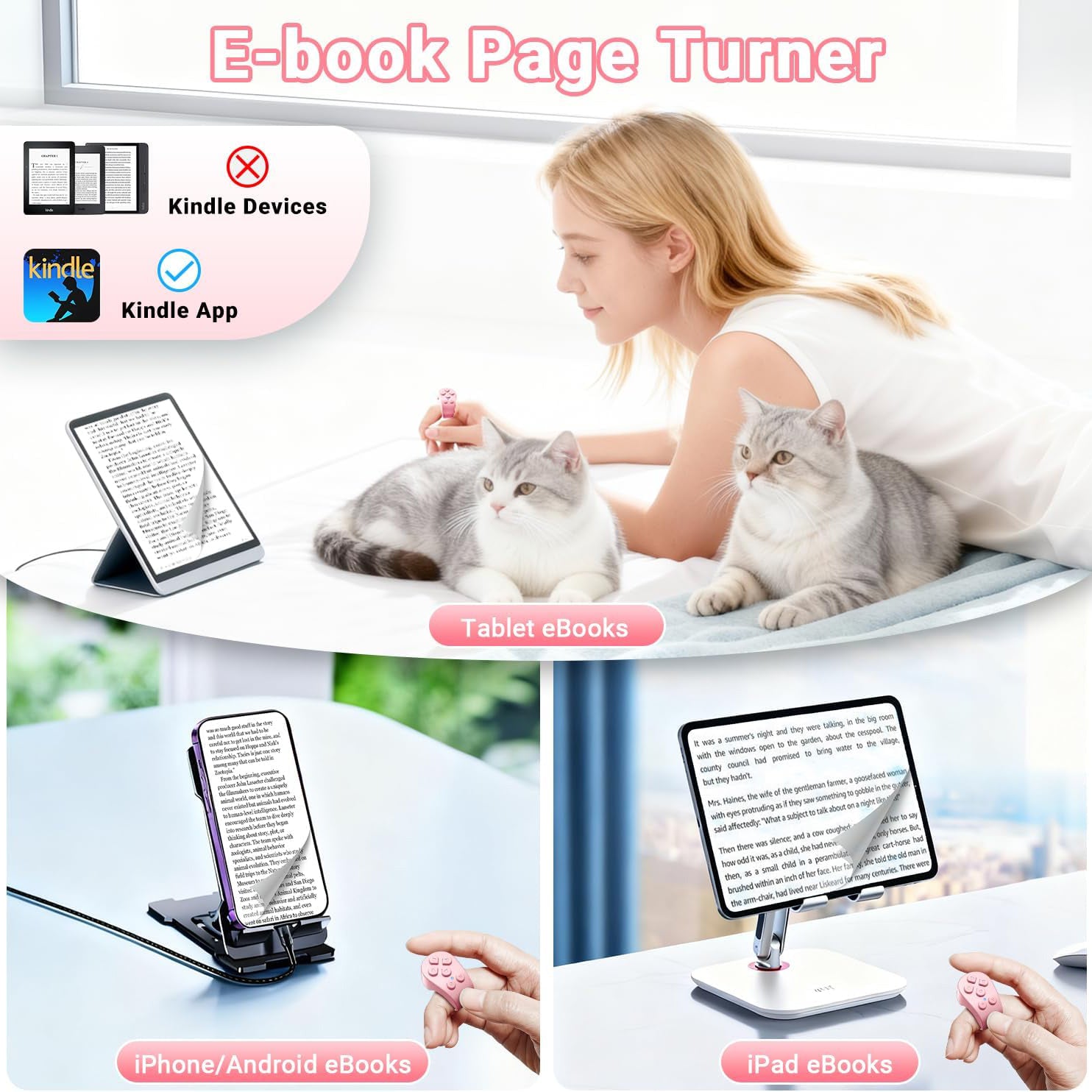 Bluetooth Scroll Ring Remote Controller