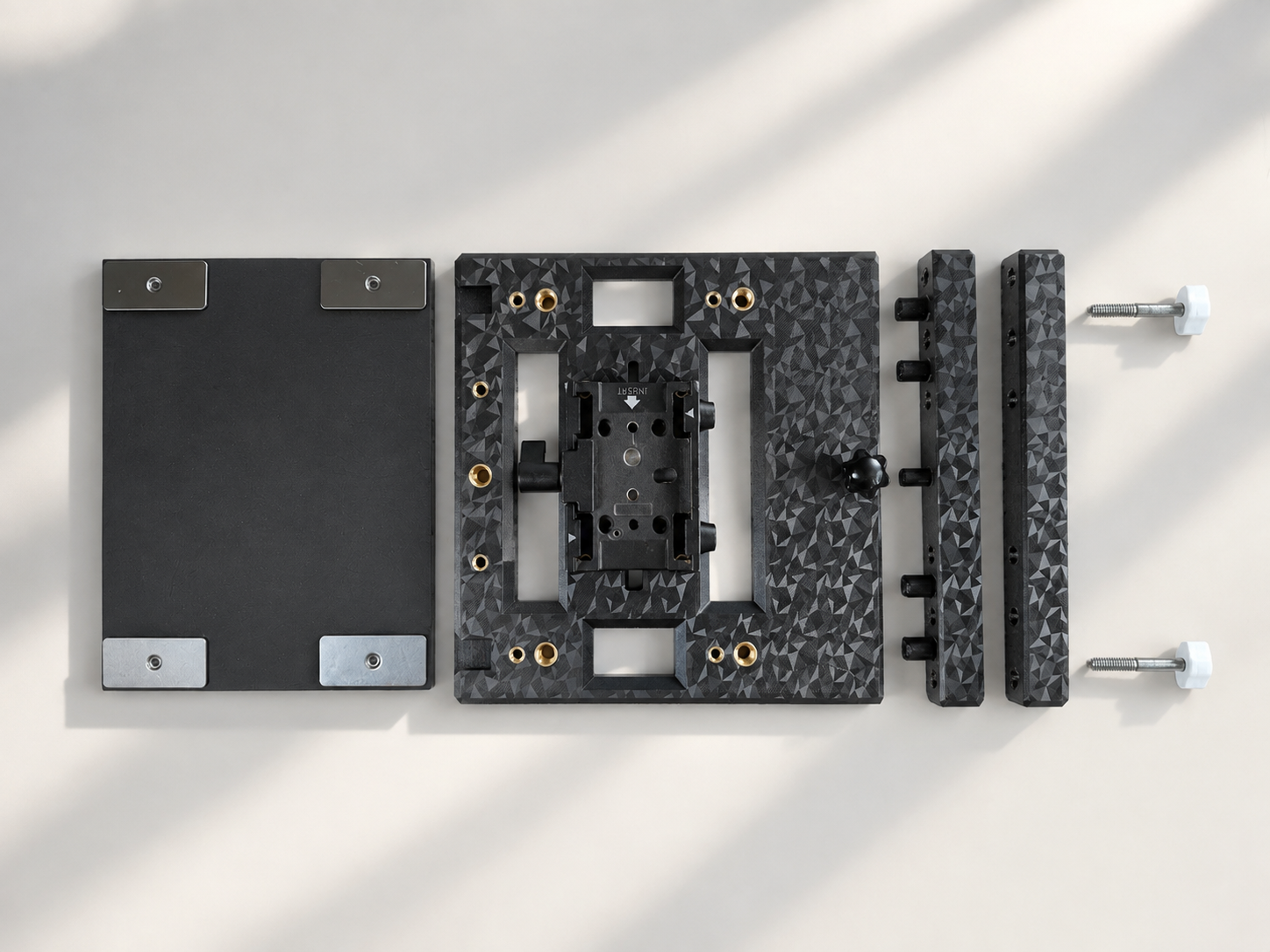 Dual-Use Flip Camera Mounting Platform for Hard Shell Flight Cases