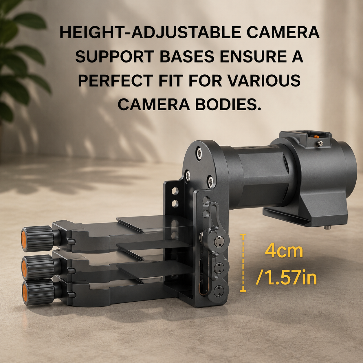 Dual Camera Bracket | Simultaneous Dual-Shoot Photography Mount