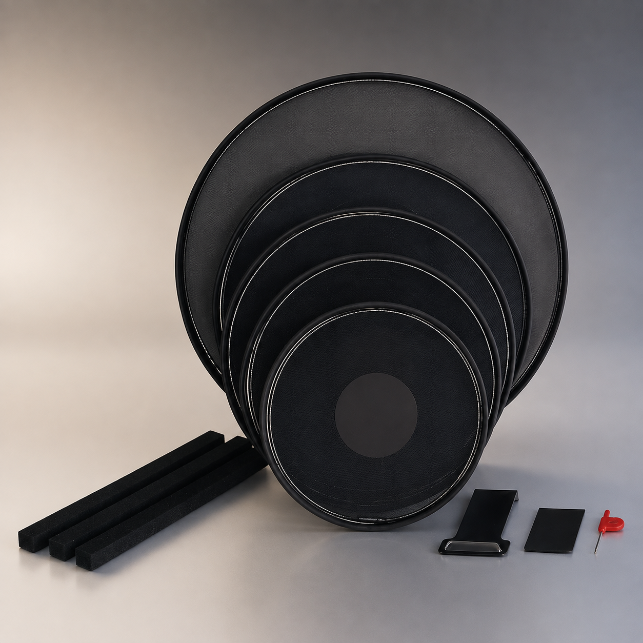 Quiet Practice Mesh Head | Keep Your Acoustic Drum Kit Feel