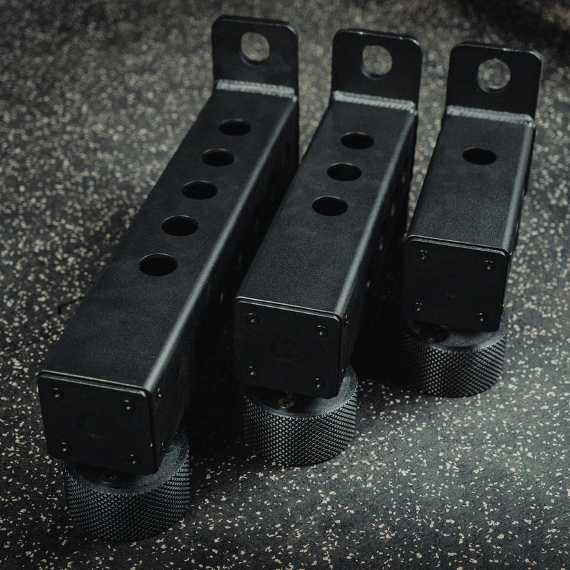 Adjustable Rack Feet | Height Leveling & Band Anchor for Power Racks