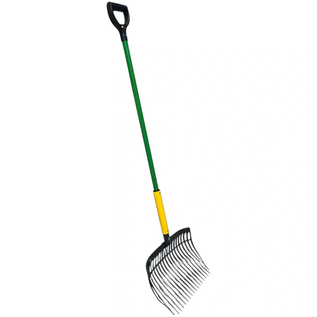 14.4V Electric Manure Fork | Lightweight Stable Cleaner Saves Time & Bedding Cost