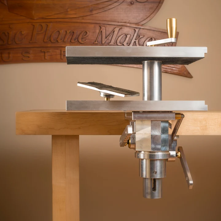 Multi-Angle Tilt Bench Vise for Wood Carving & Instrument Making