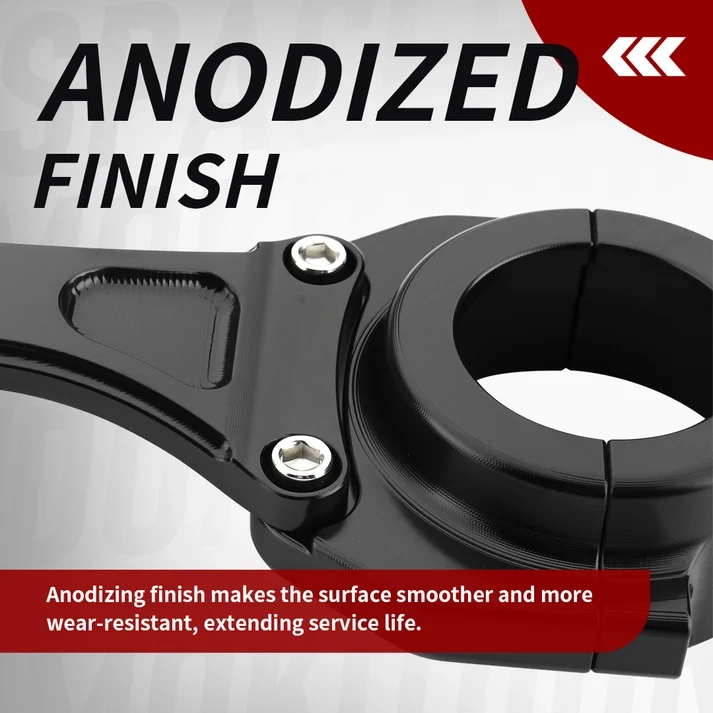 Heavy-Duty 49mm Fork Brace to Reduce Fork Flex & Enhance Handling
