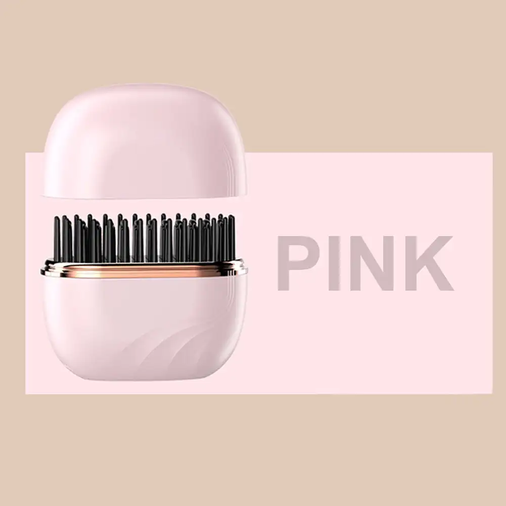 Mini Hair Straightening Comb ,Wireless Charging