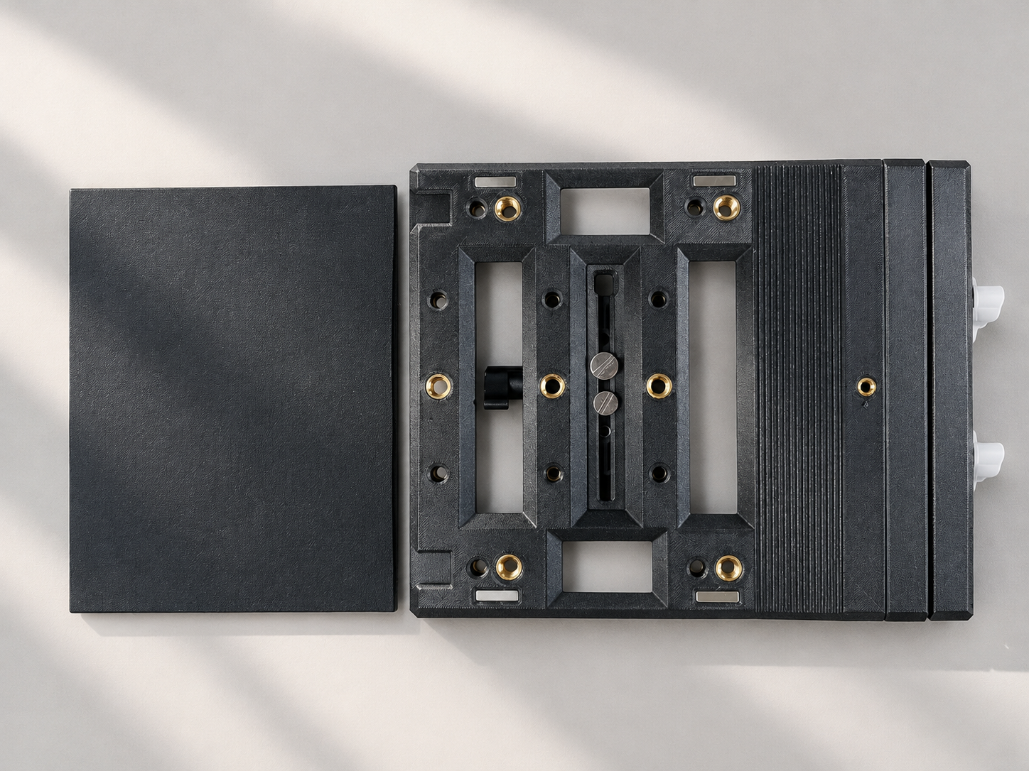 Dual-Use Flip Camera Mounting Platform for Hard Shell Flight Cases