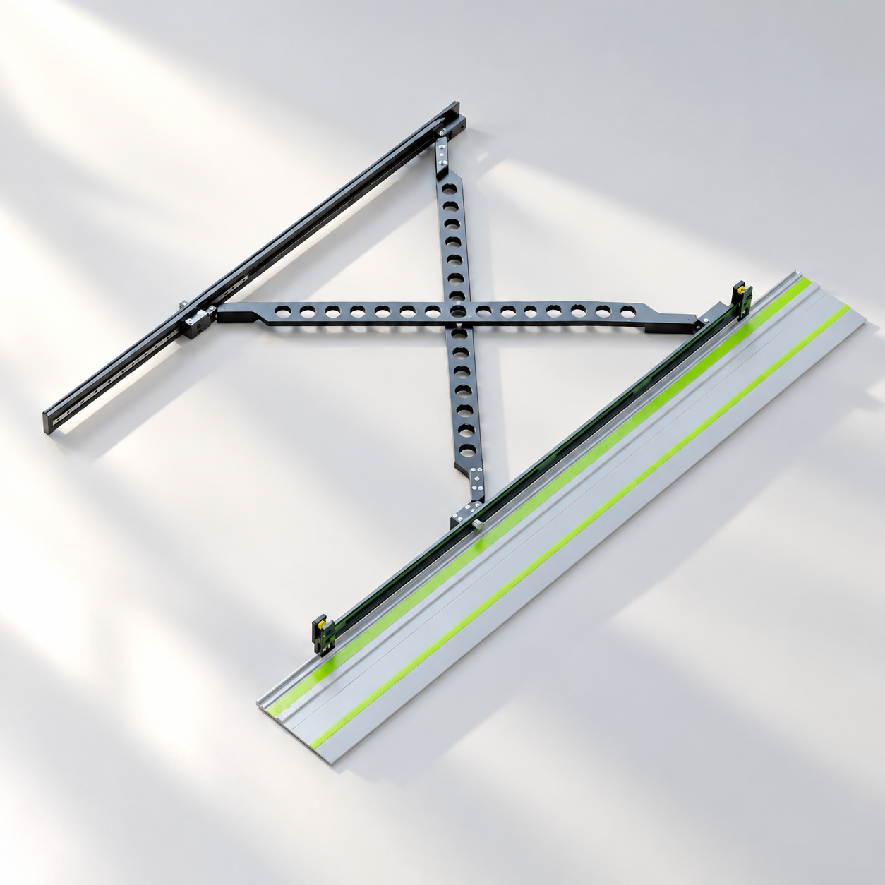 Compass Parallel Rail Guide | Precision Sheet Cutting Tool for Woodworking