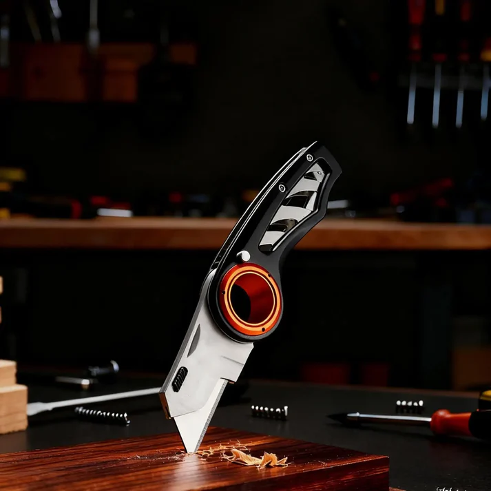 Foldable Multi-Function Utility Box Cutter Knife