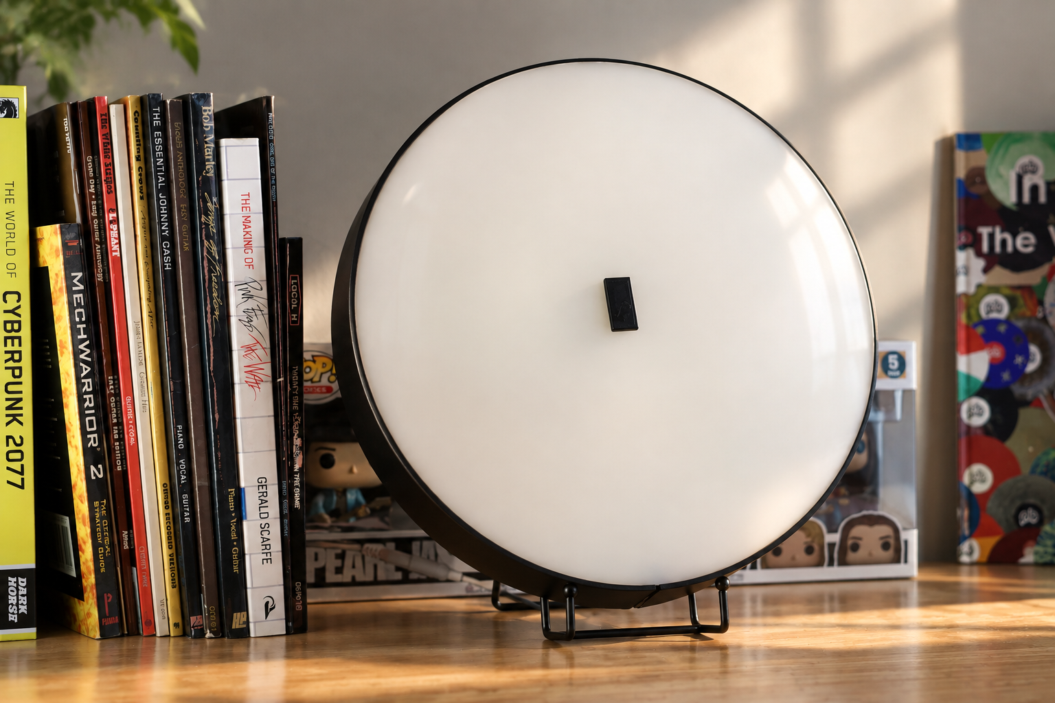 Bluetooth RGB Vinyl Display Holder | Heat‑Safe LED for Record Collectors