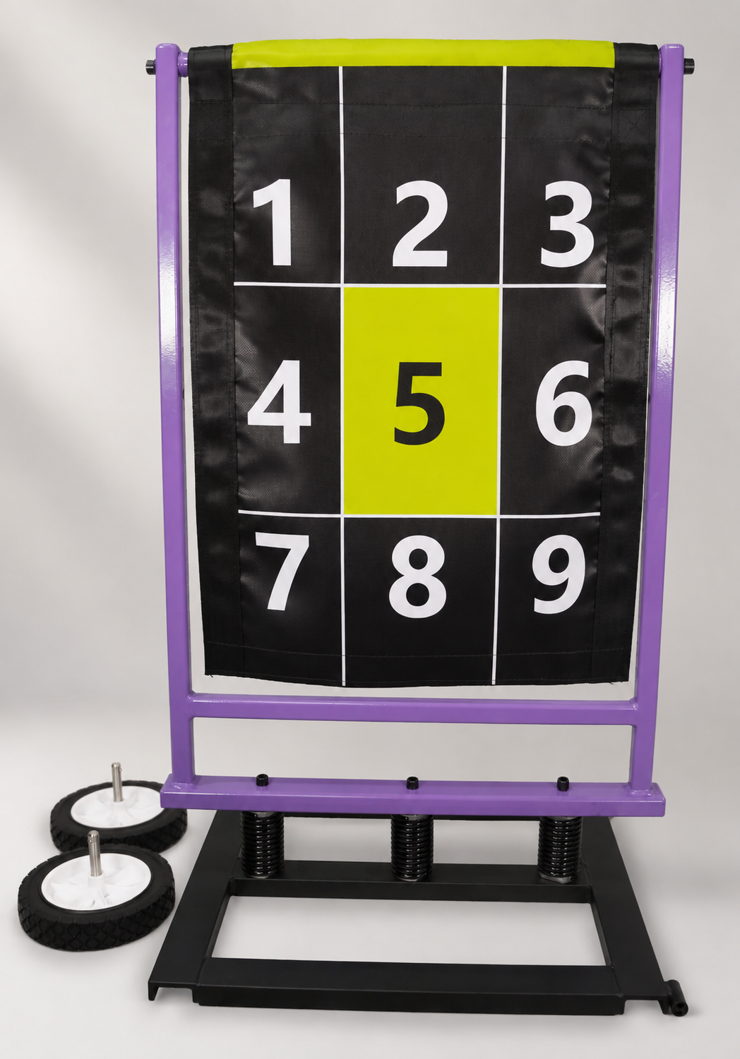Wheeled 9-Box Strike Zone Target for Baseball & Softball Practice
