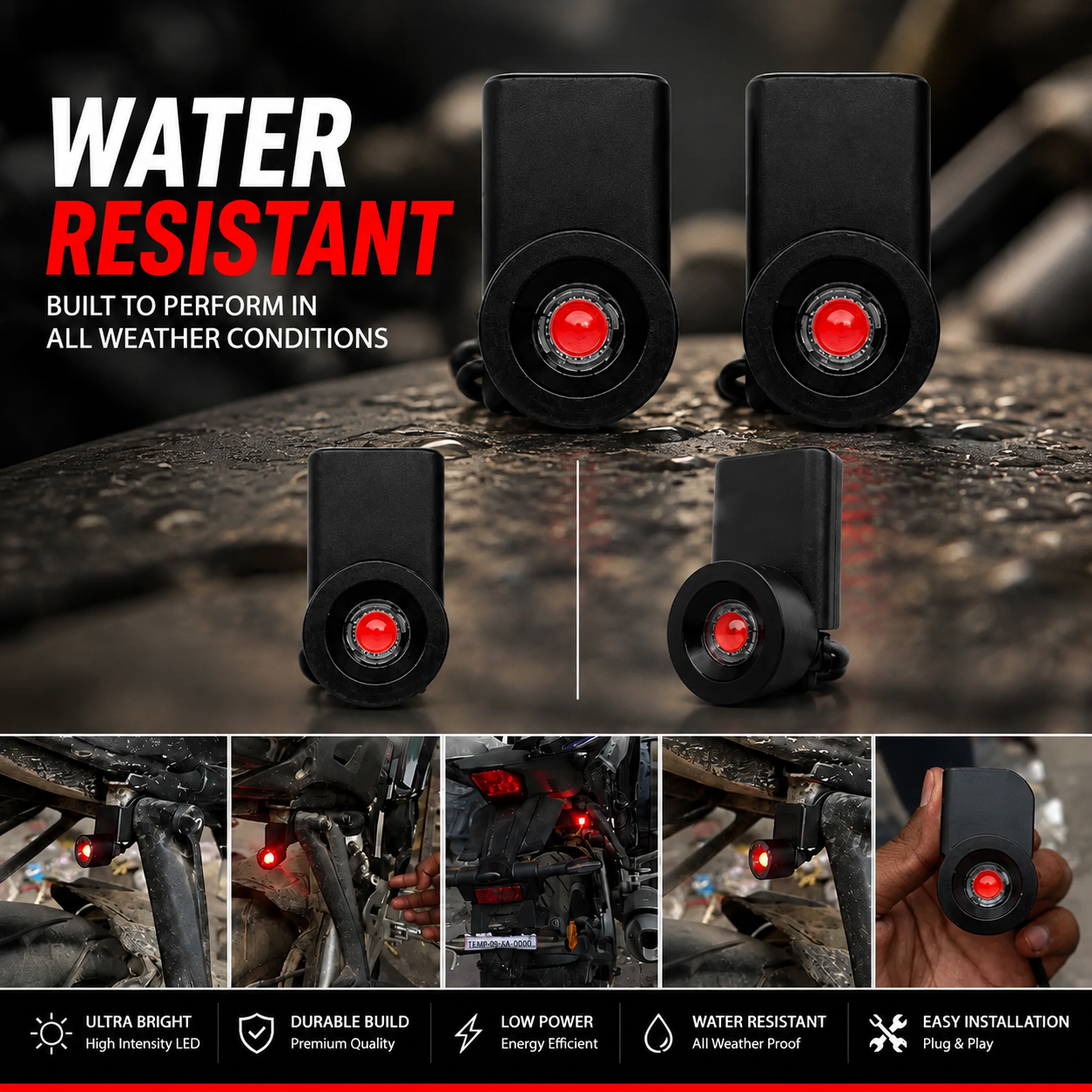 Eliminate Motion Blur｜Precision Strobe Light for Sim Racing, Motorcycle, Bicycle & E‑Bike