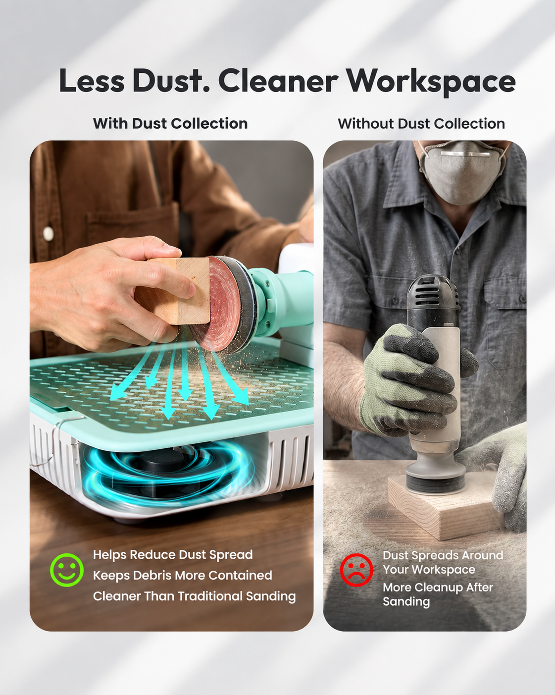 6-Speed Precision Rotary Tool Workstation with HEPA Dust Filtration