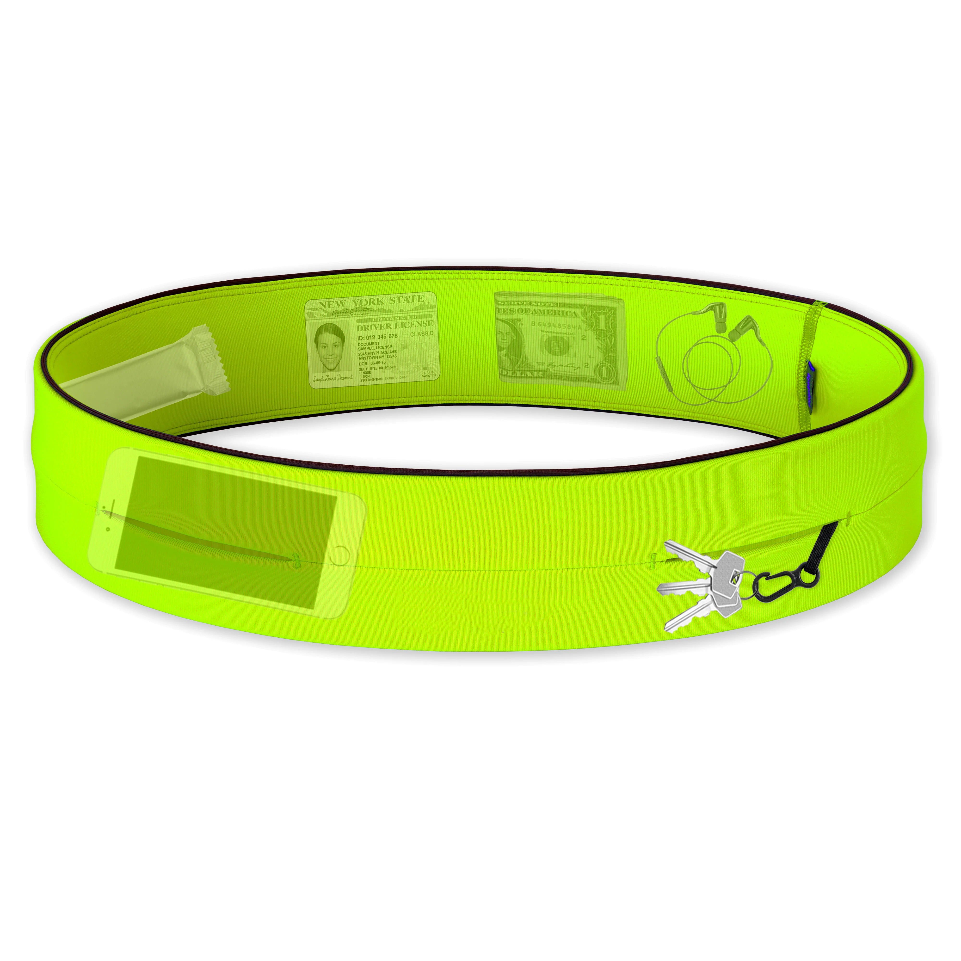 Classic Running Belt – Phone, Keys, and Fitness Belt