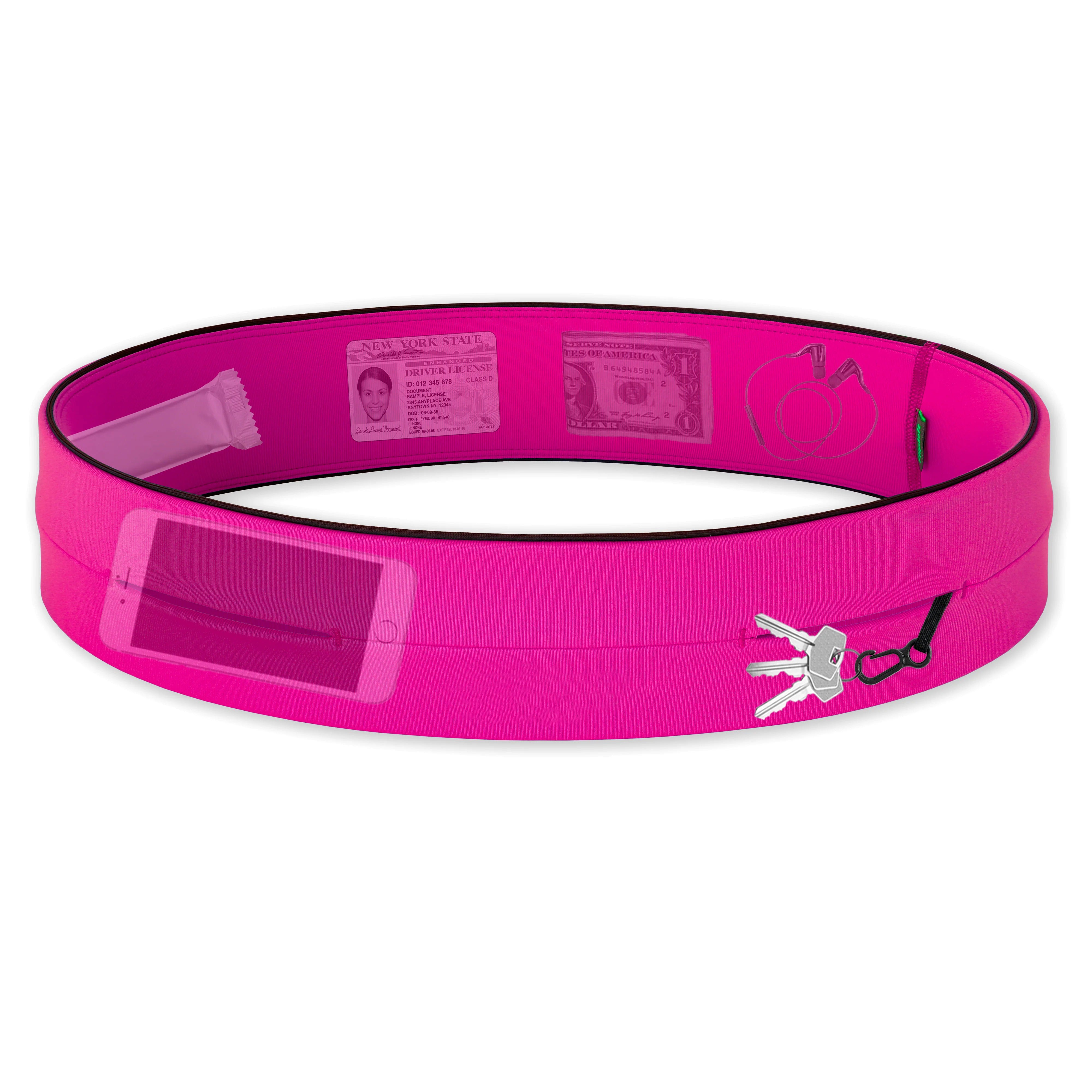 Classic Running Belt – Phone, Keys, and Fitness Belt