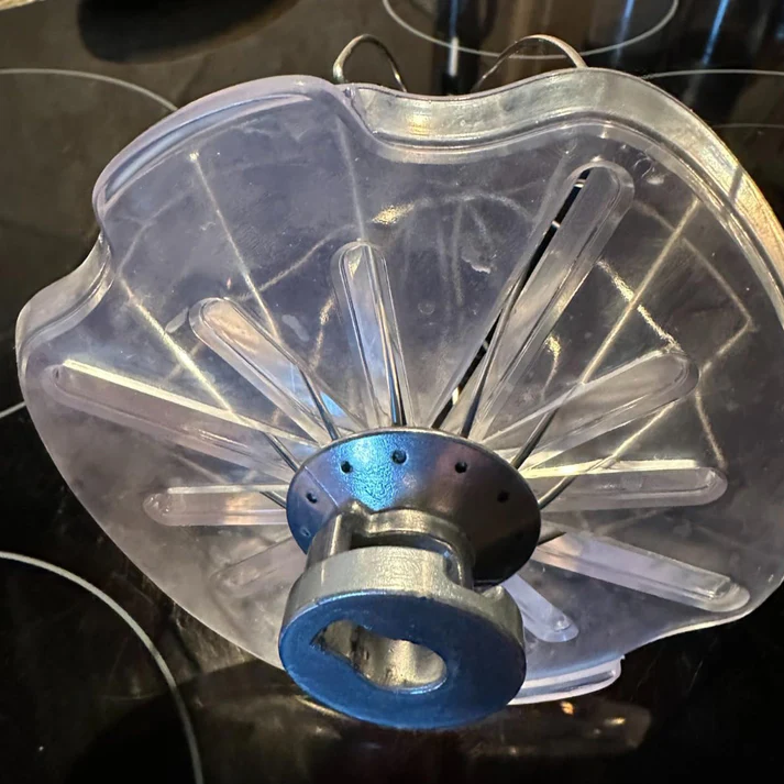 Tilting head vertical mixer accessories