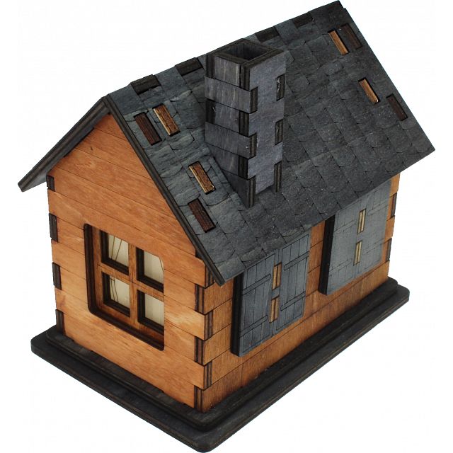Mysterious Locked Cabin Puzzle Box – Unlock the Secrets Inside