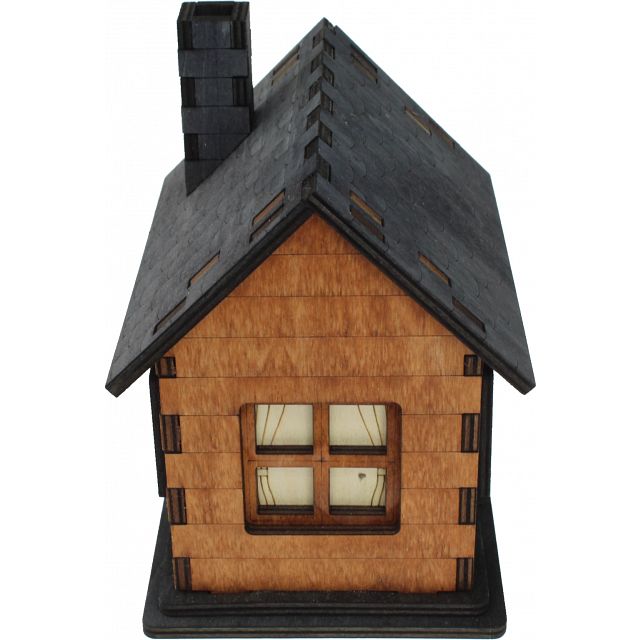 Mysterious Locked Cabin Puzzle Box – Unlock the Secrets Inside