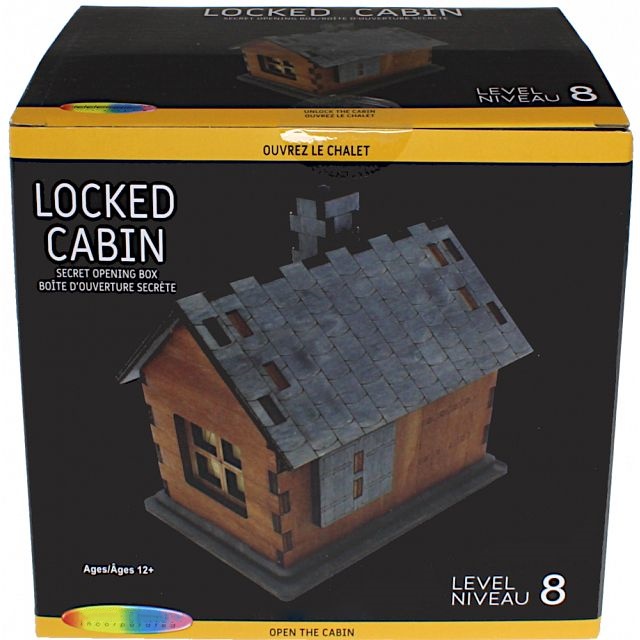 Mysterious Locked Cabin Puzzle Box – Unlock the Secrets Inside