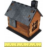 Mysterious Locked Cabin Puzzle Box – Unlock the Secrets Inside