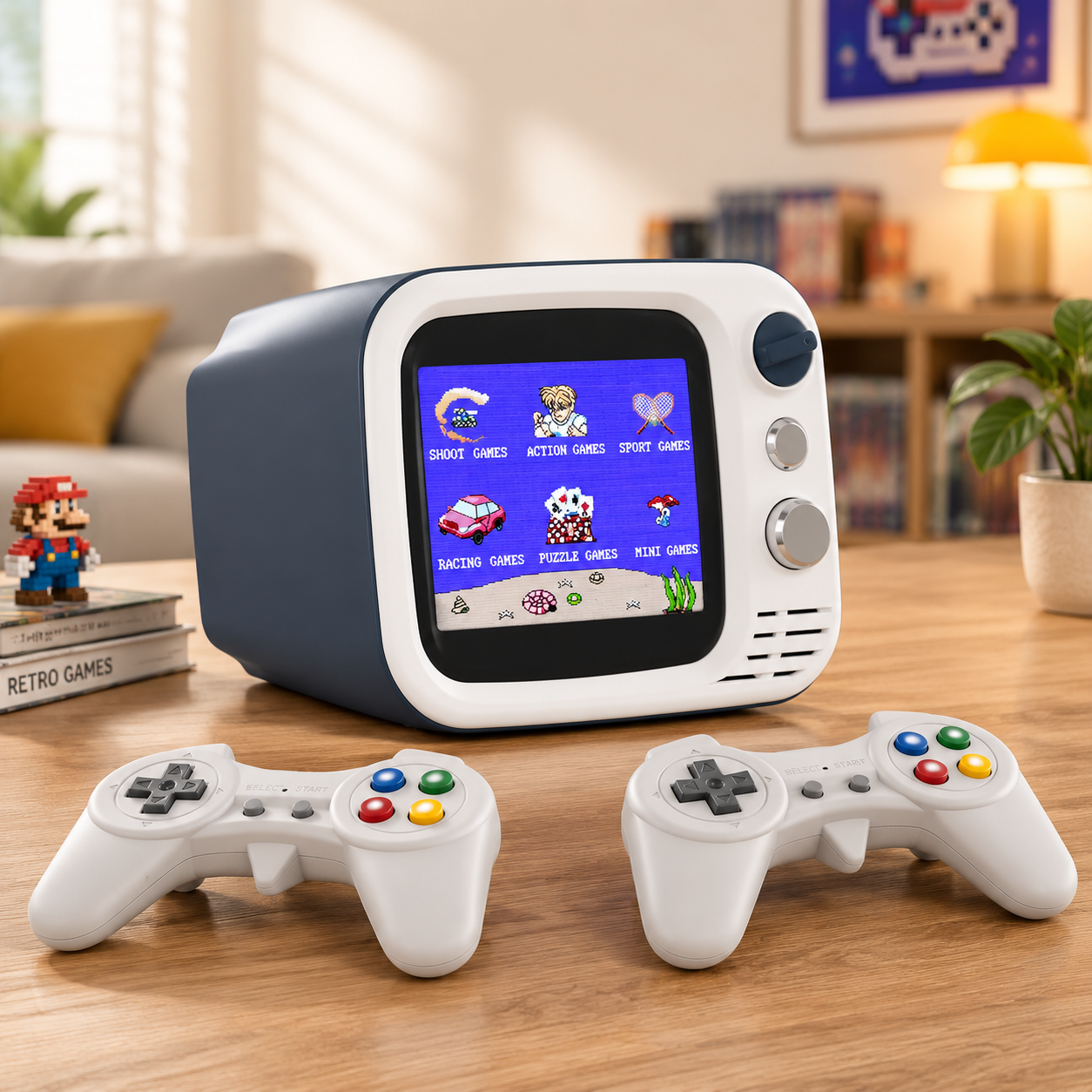 Mini Retro Arcade Console – Portable Classic Gaming Experience