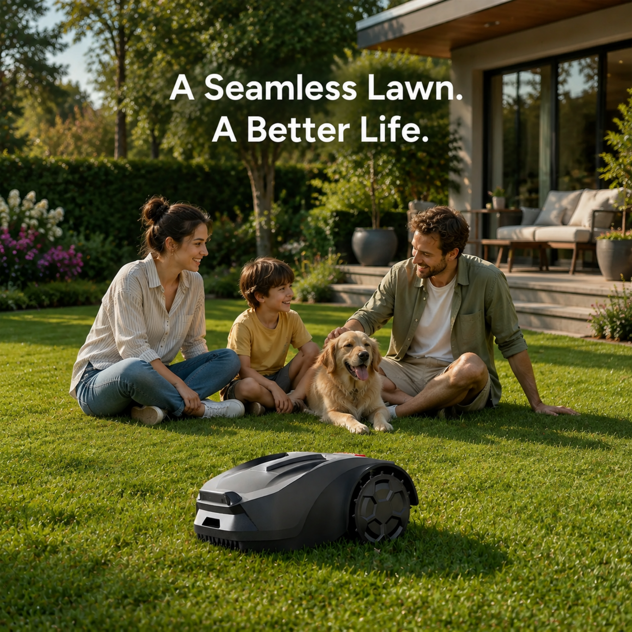 Intelligent Robotic Lawn Mower – AI Navigation & Smart Lawn Care System