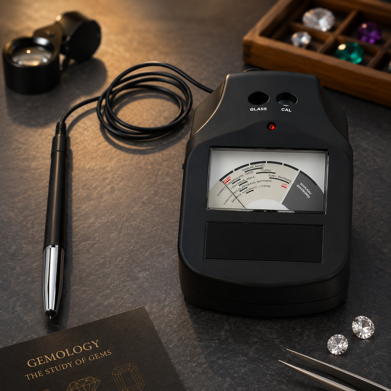 Professional Gem Tester – Portable Thermal Gemstone Identification Tool