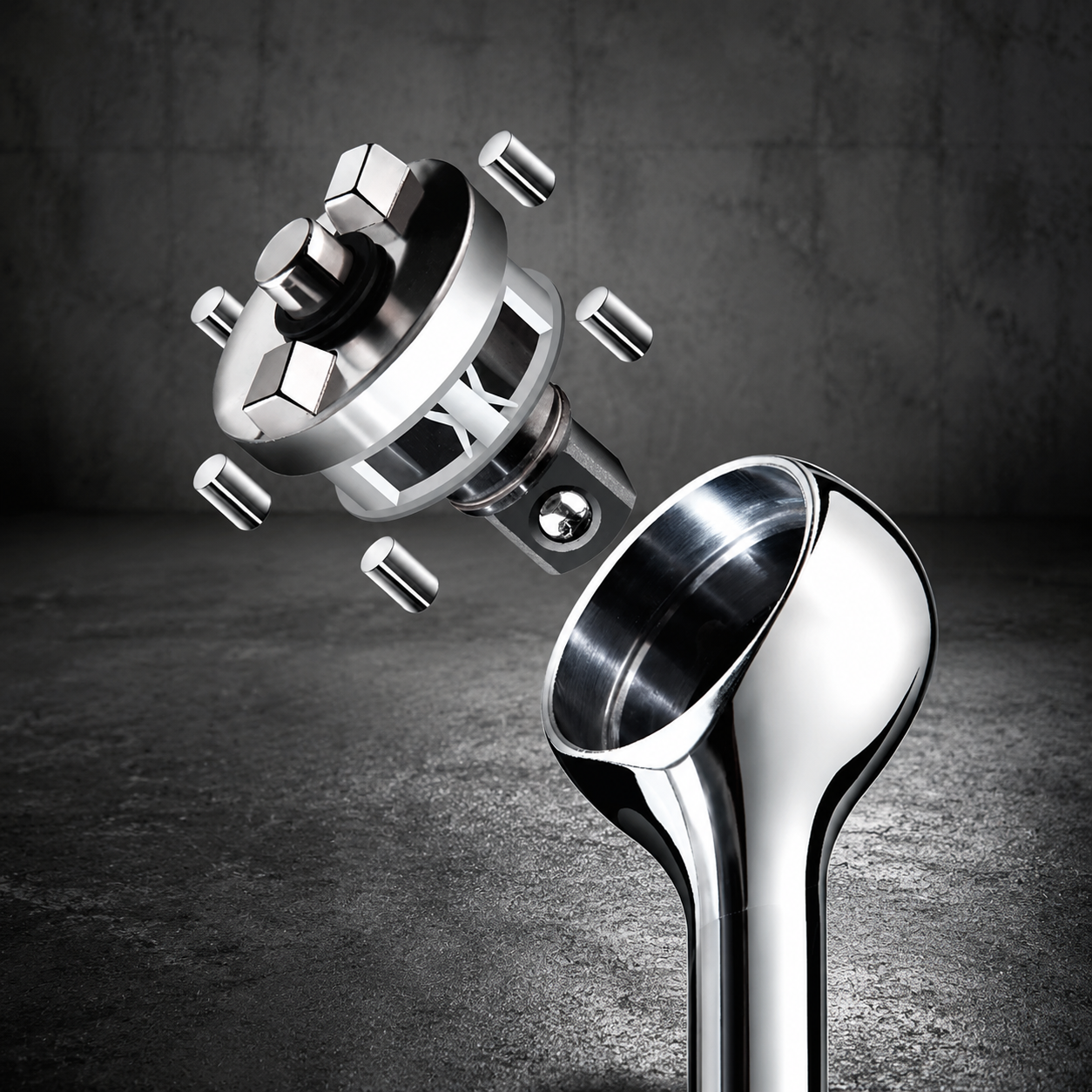 1/4 Gearless Ratchet – Ultra Fine Rotation Precision Tool For Tight Spaces