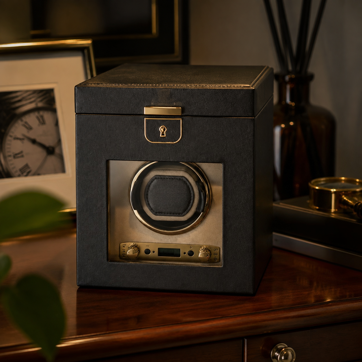Single Watch Winder – Elegant Automatic Watch Storage & Rotation Display Box
