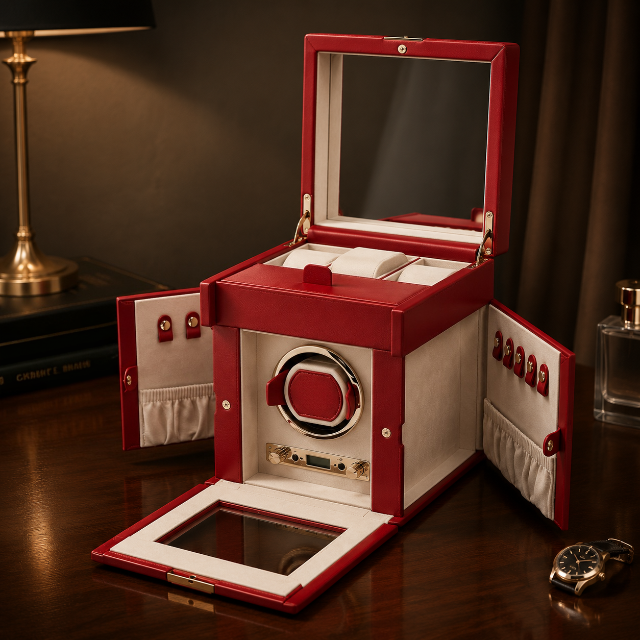 Single Watch Winder – Elegant Automatic Watch Storage & Rotation Display Box
