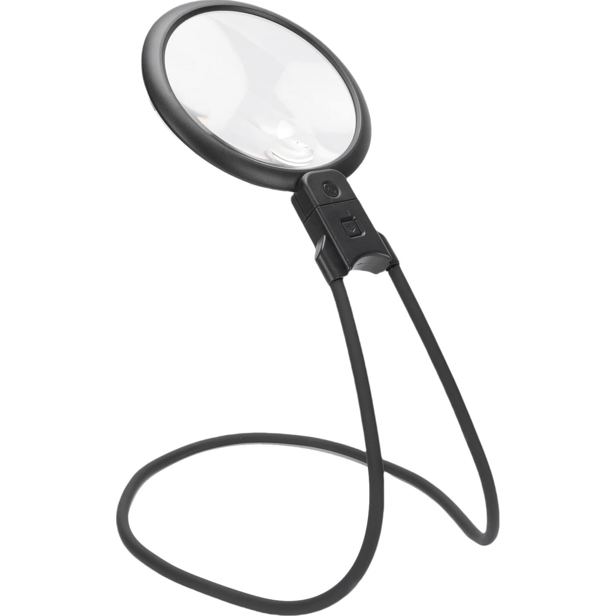 5X & 15X Hands‑Free Magnifying Glass – Rechargeable, Gooseneck, 36 LEDs