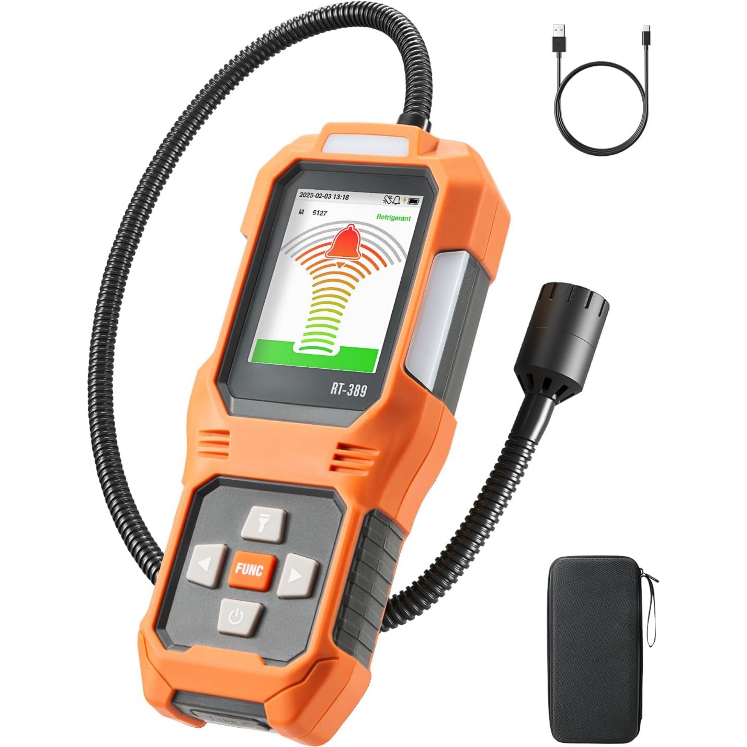 Rechargeable Refrigerant Leak Detector