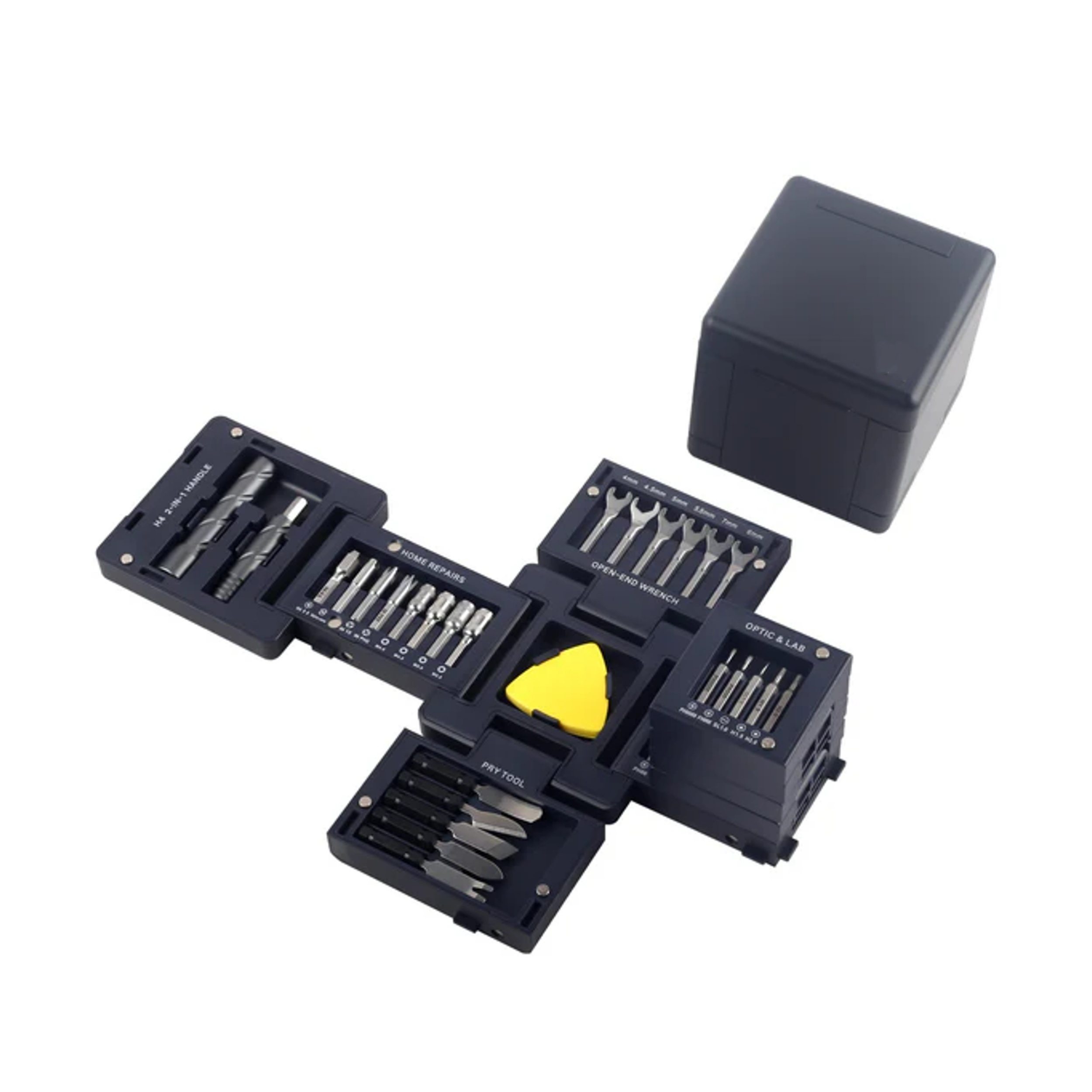CubeFix 55-in-1 Foldable Tool Kit – All-in-One Compact Repair Cube