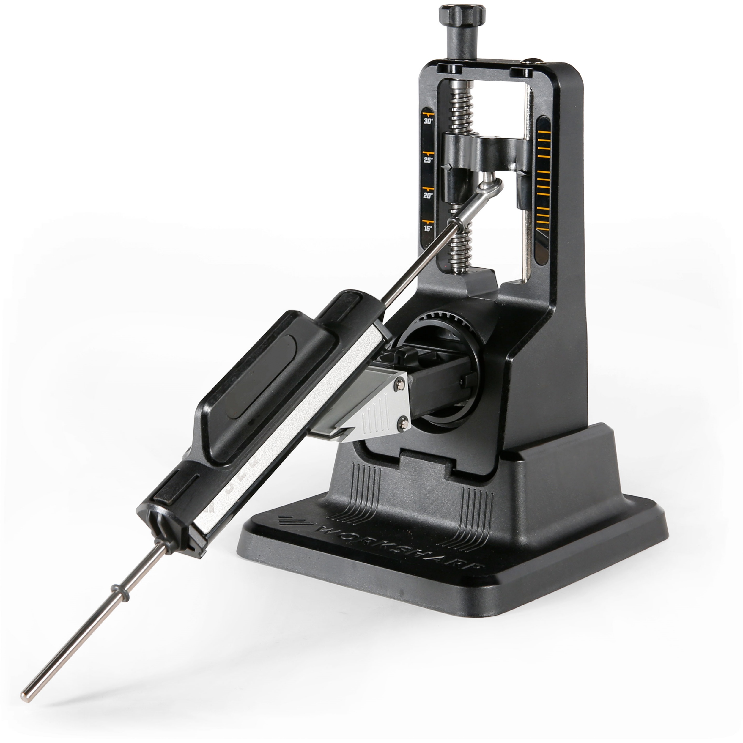 Precision Adjust Knife Sharpener – 3 Grits, 15‑30° Angle, Benchtop or Handheld 