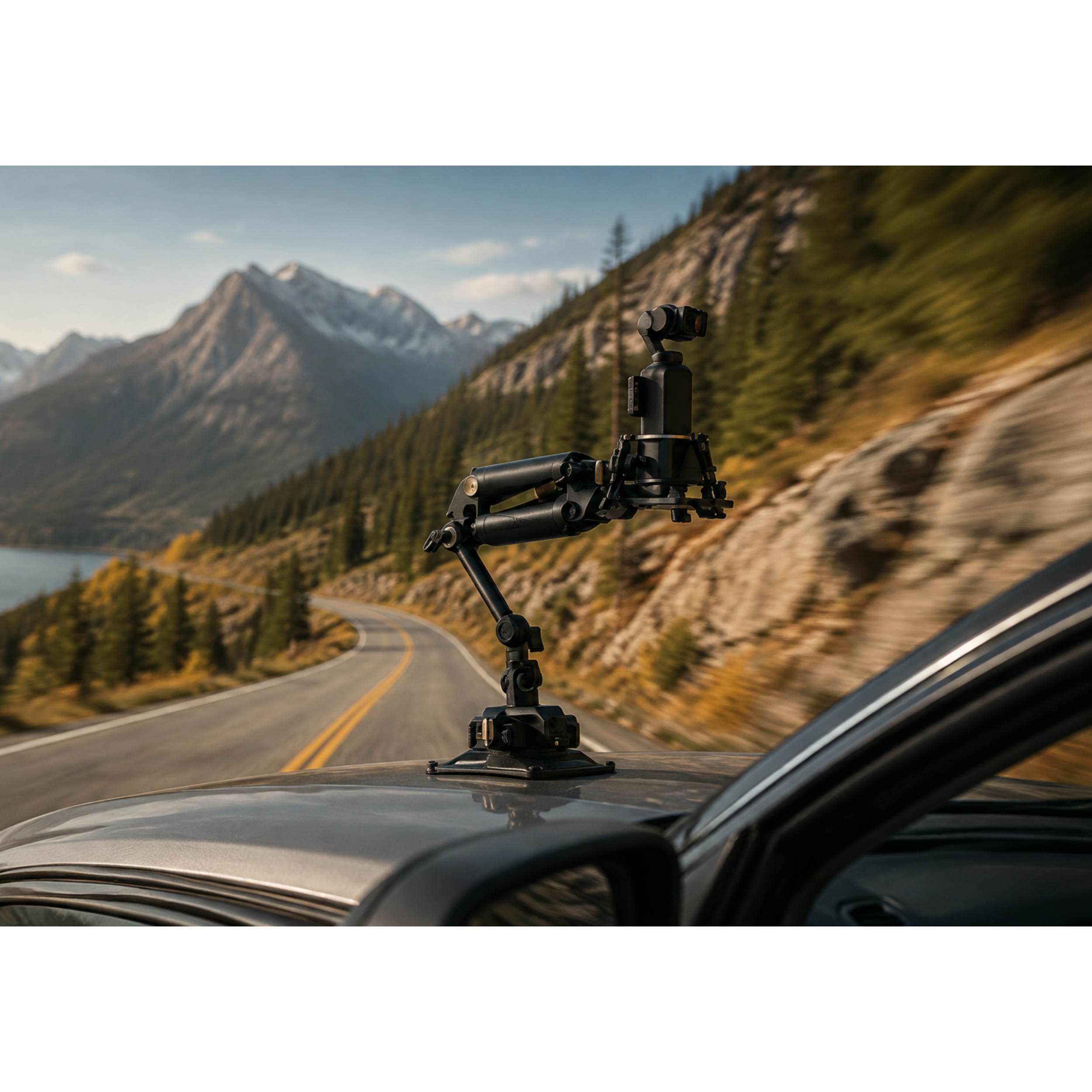Compact Camera Stabilizing Mount System – Shock-Absorbing Rig for Smooth Motion Capture