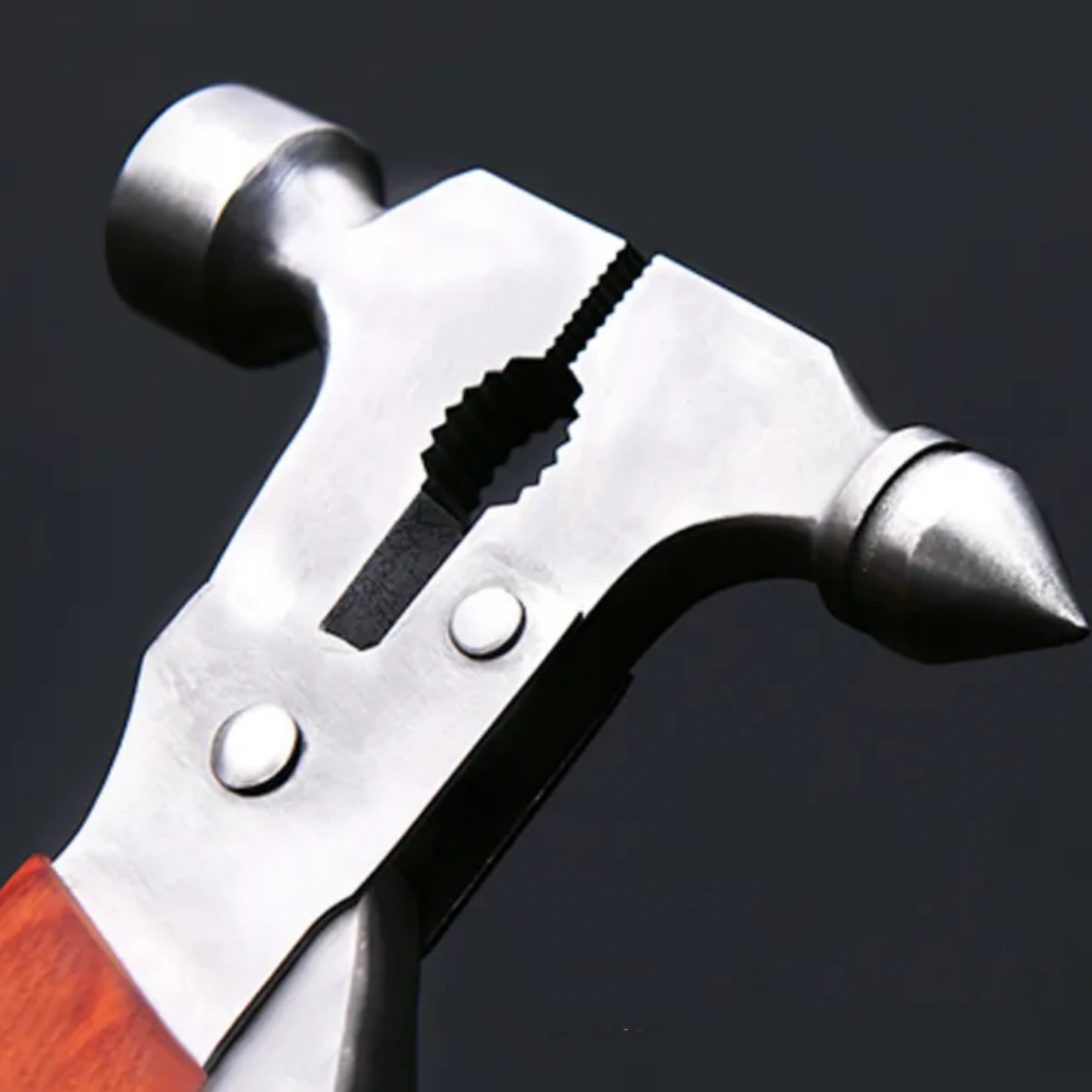 Solid Stainless Steel Multi‑Purpose Escape Tool – Car Window Breaker & Emergency Tool