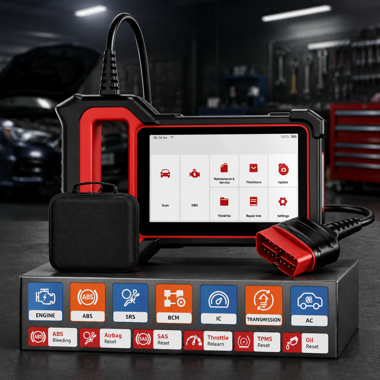 Professional OBD2 Diagnostic Scanner – Smart Vehicle Analysis Tablet