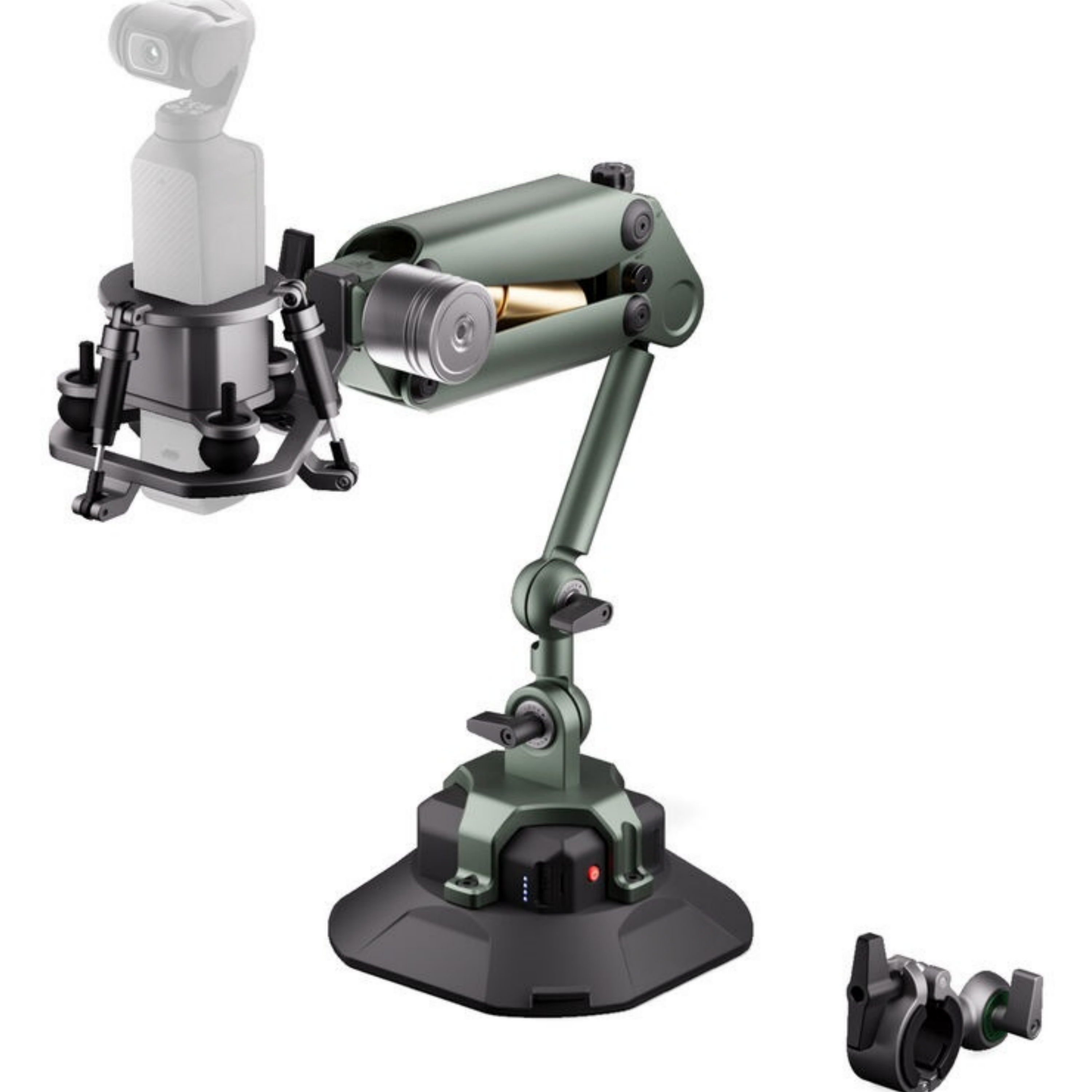 Compact Camera Stabilizing Mount System – Shock-Absorbing Rig for Smooth Motion Capture