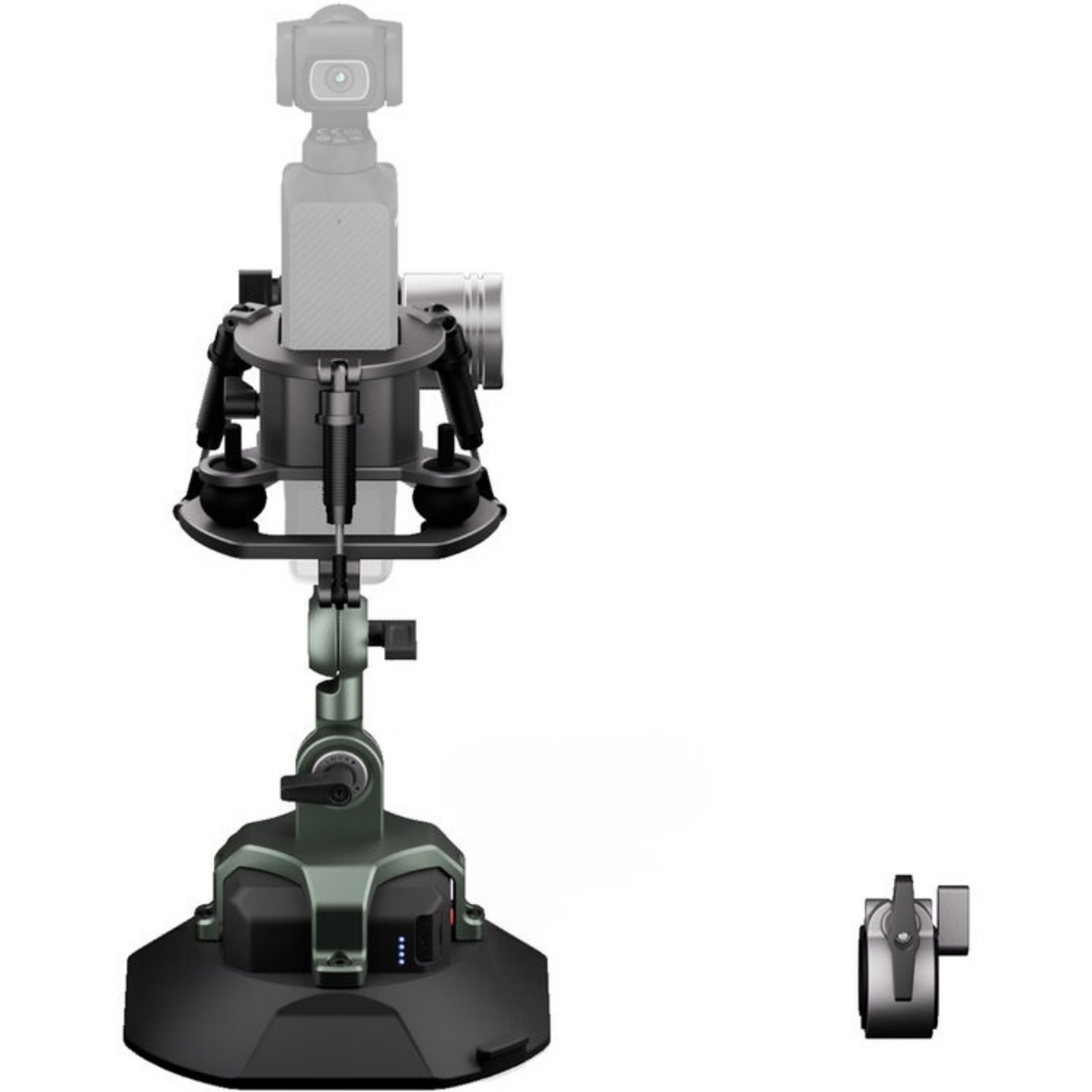 Compact Camera Stabilizing Mount System – Shock-Absorbing Rig for Smooth Motion Capture