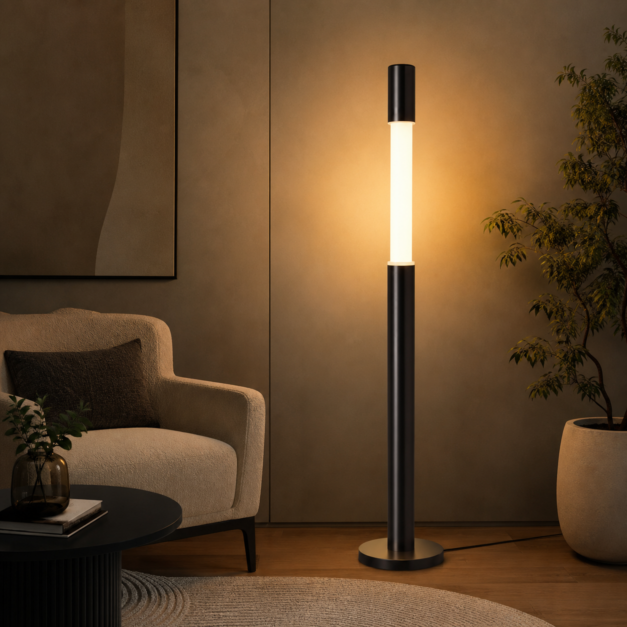 Motorised Lifting Smart Floor Lamp