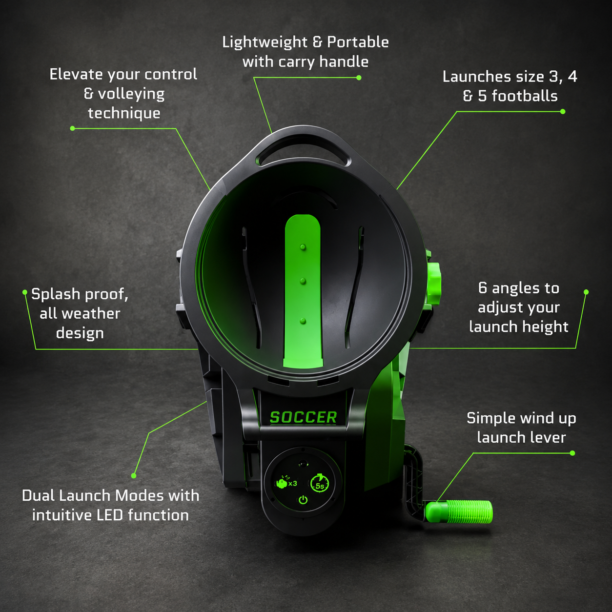 Soccer Launcher – Customizable Training Tool