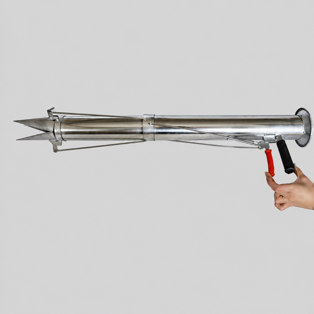 Hand-Held Seedling Transplanting Tool – Adjustable Spacing, 304 Stainless Steel