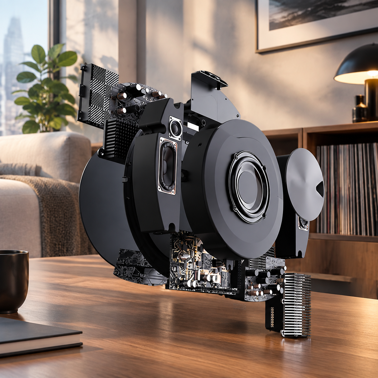 Floor-Standing HiFi Vinyl Record Player