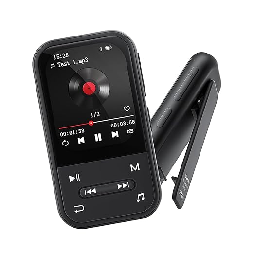 AUDIOCULAR X20 – 6-in-1 Smart MP3 Player with Pedometer & Heart Rate Tracking