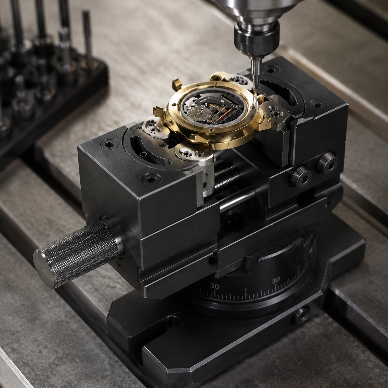 Electric Multi-Axis Bench Vise – Flexible Precision Clamping For Your Workbench